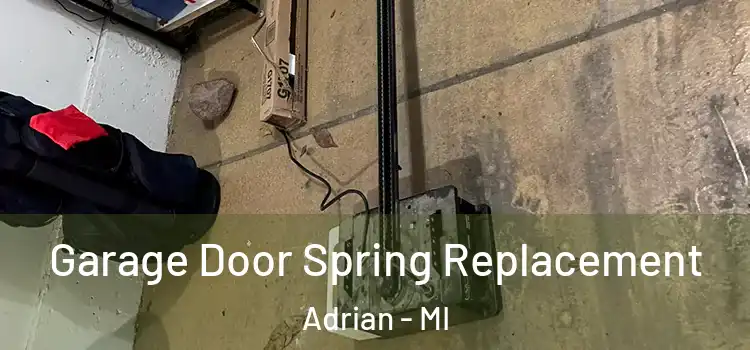  Garage Door Spring Replacement Adrian - MI